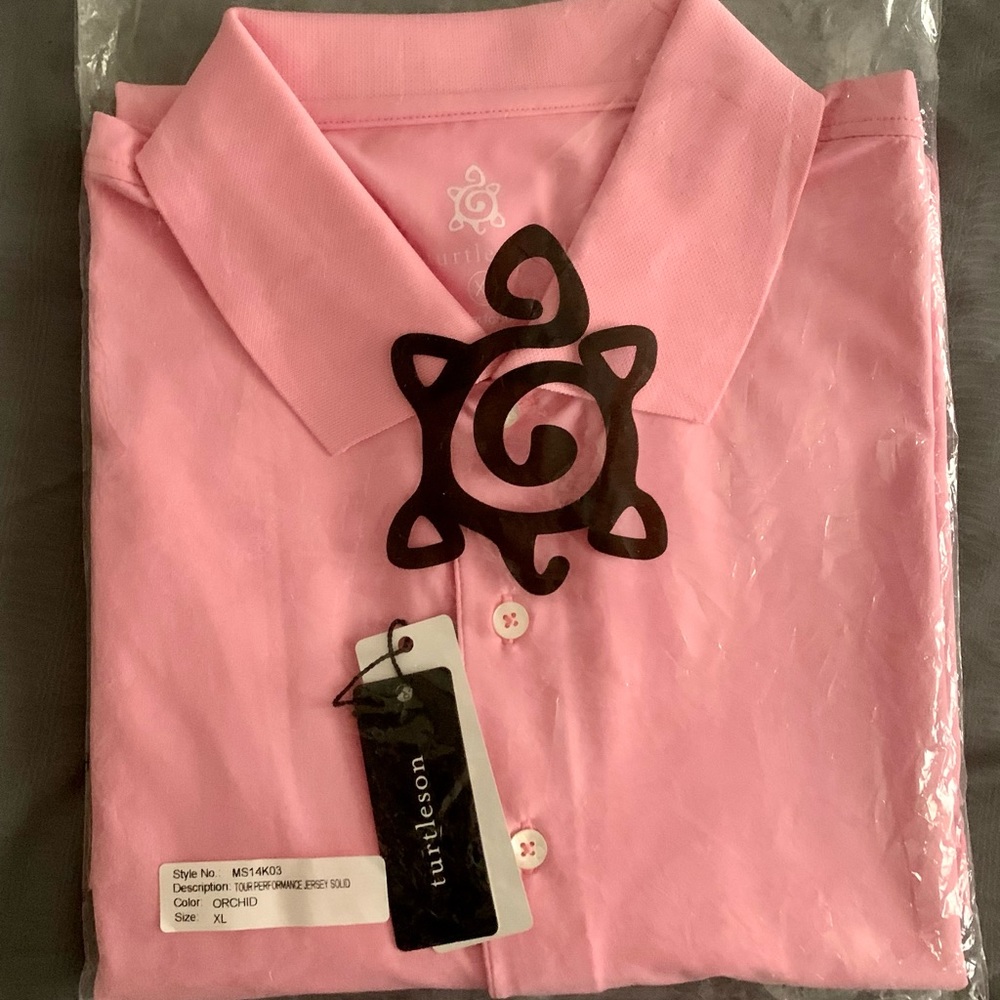 ⛳️🏌️‍♂️4/$20 Men’s XL Turtleson tour performance golf shirt NEW